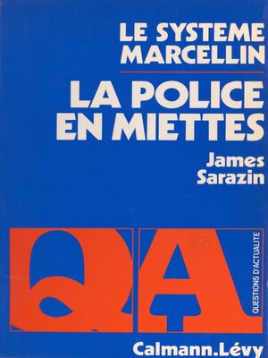 cover image of La police en miettes